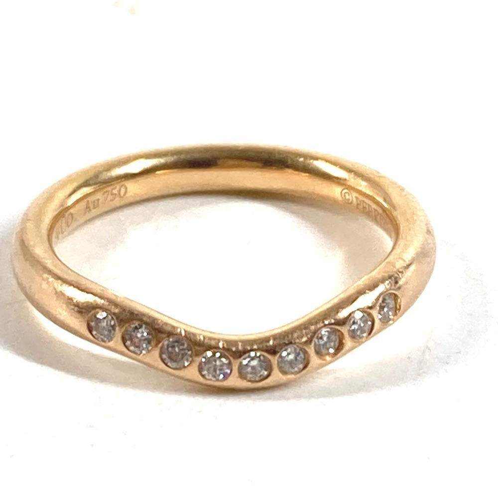 TIFFANY 18k Gold Diamond Ring - Picture 1 of 8